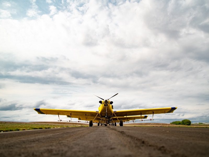 Tarrickfic Aerial planes parked on runway